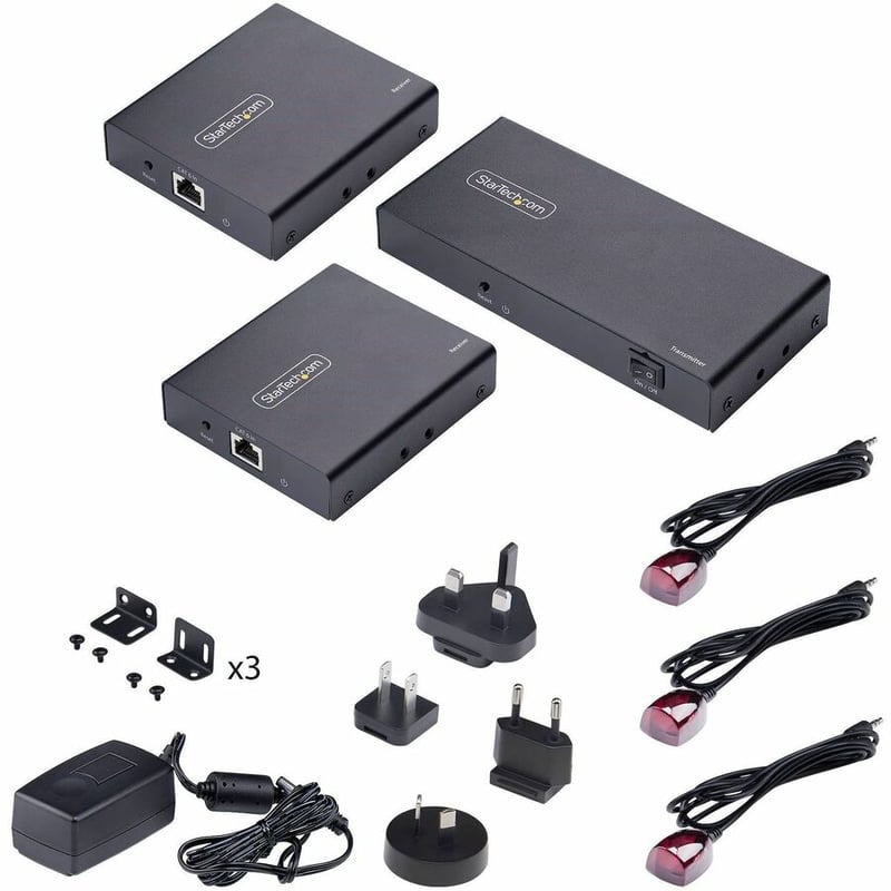 2-PORT HDMI EXTENDER/SPLITTER - 1X2 HDMI OVER ETHERNET KIT - Thumbnail 3