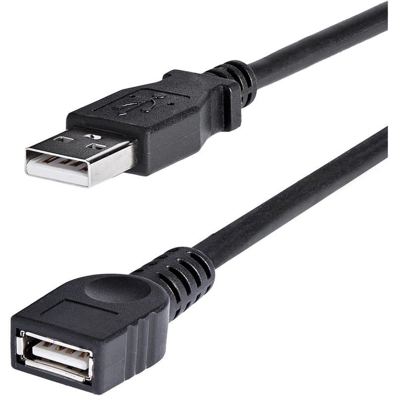 StarTech.com 6 ft Black USB 2.0 Extension Cable A to A - M/F - Thumbnail 1