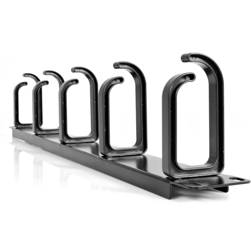 StarTech.com 1U 19in Metal Rackmount Cable Management Panel - Rack cable management kit - 1U - Thumbnail 2