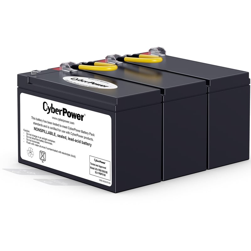 CyberPower RB1290X3B Replacement Battery Cartridge - Thumbnail 1