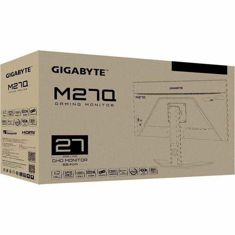 M27Q-SA GIGABYTE M27Q 27IN 165HZ 1440P - Thumbnail 2