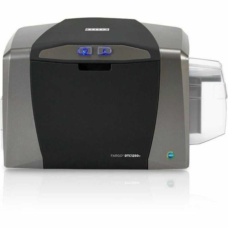 Fargo DTC1250e Single Sided Desktop Dye Sublimation/Thermal Transfer Printer - Color - Card Print - USB - Thumbnail 2
