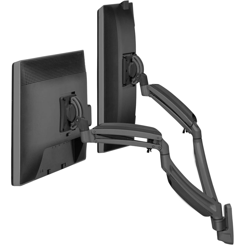 Chief Kontour Dynamic Dual Monitor Mount - For Displays 10-30" - Black - Thumbnail 1