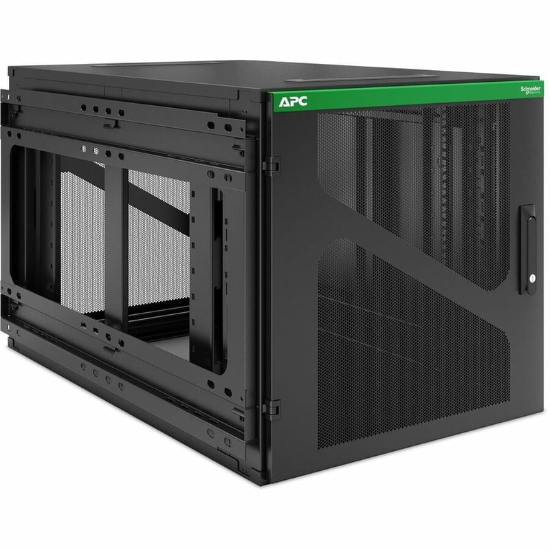 APC NETSHELTER 12U WALLMOUNT RACK ENCLOSURE CABINET SIDE MOUNT UPS DEPTH - Thumbnail 3