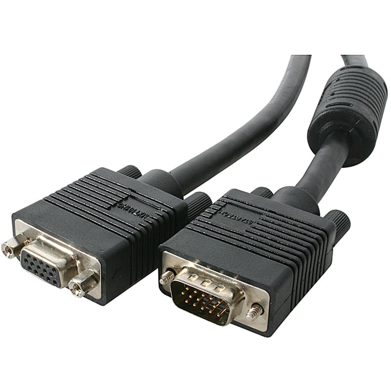 StarTech.com Coax High Res VGA Monitor extension Cable - HD-15 (M) - HD-15 (F) - 6 ft - Thumbnail 1