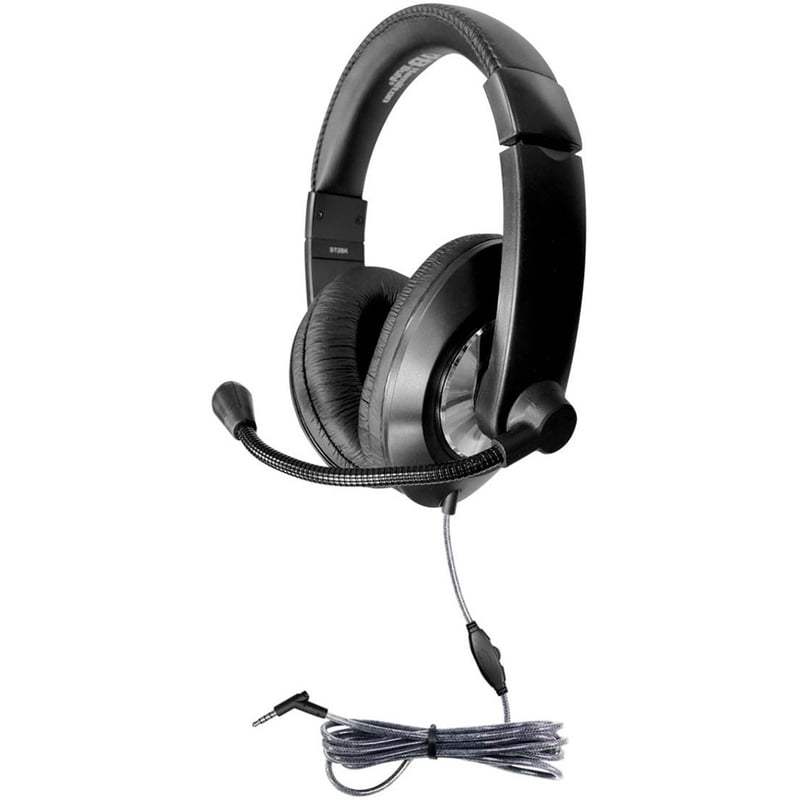 HAMILTON BUHL 50 PACK HEADSETS DELUXE 3.5MM WIRED STEREO HEADSETS - Thumbnail 1
