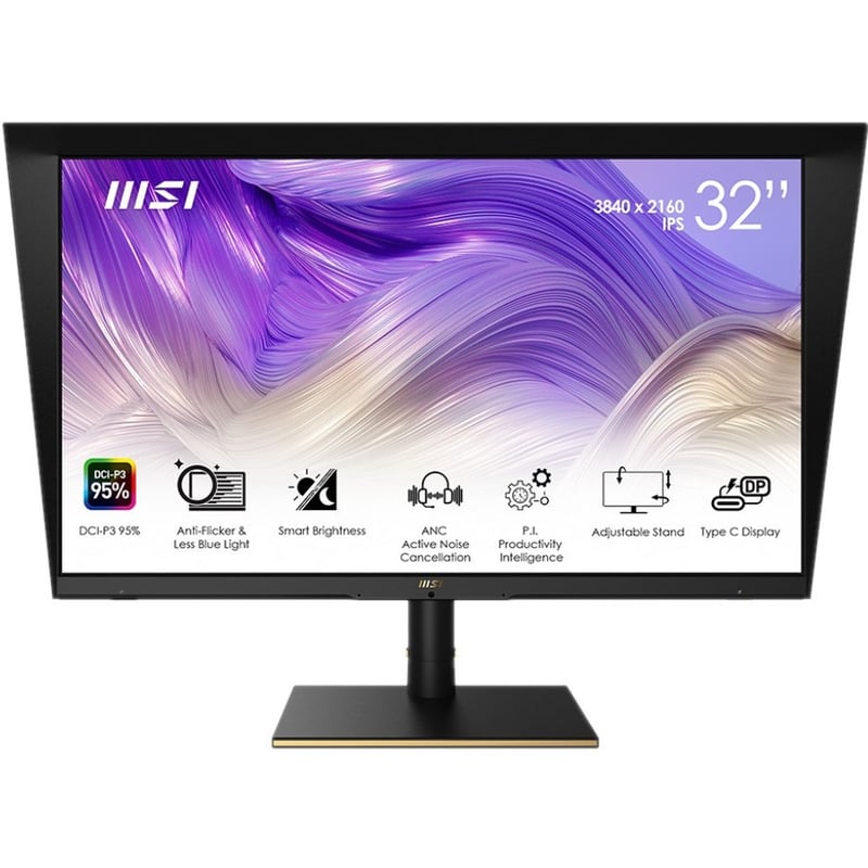 MSI Summit MS321UP 32" Class 4K UHD LCD Monitor - 16:9 - Black - Thumbnail 2