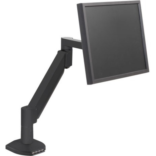 THE 7500 DELUXE MONITOR ARM FEATURES ONE-TOUCH ADJUSTMENT, SMOOTH HD TILT, PORTR
