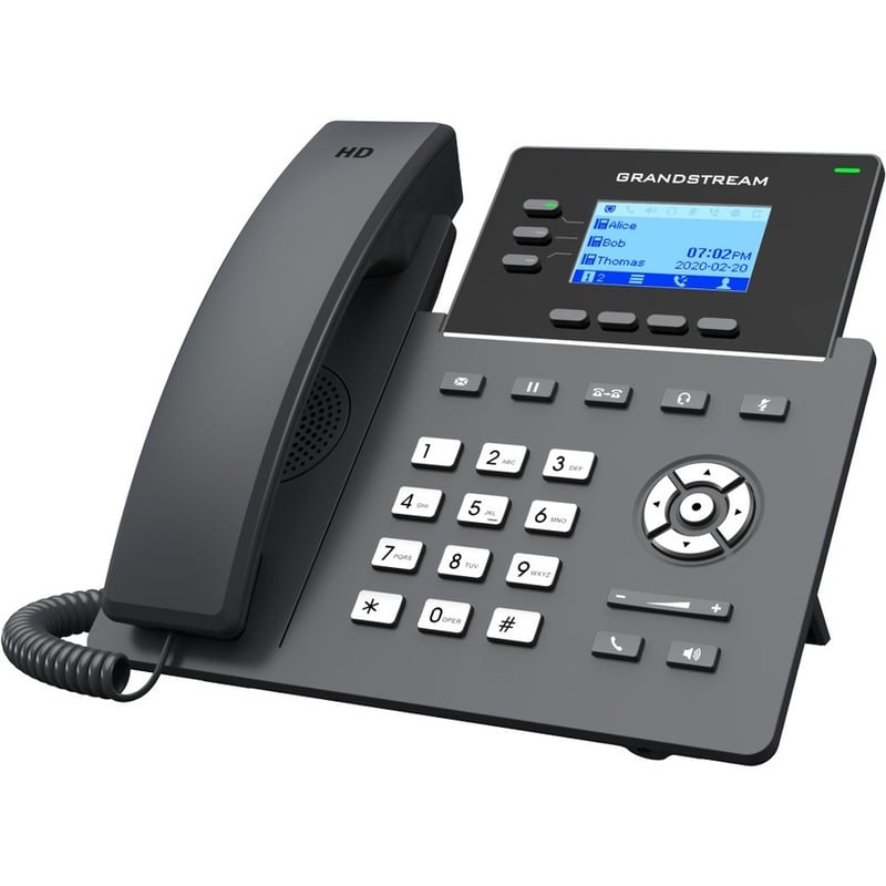Grandstream GRP2603P IP Phone - Corded - Corded - Wall Mountable, Desktop - Thumbnail 1