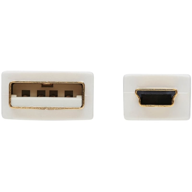Eaton Tripp Lite Series Safe-IT USB 2.0 A to USB Mini-B Antibacterial Cable (M/M), White, 6 ft. (1.83 m) - Thumbnail 5