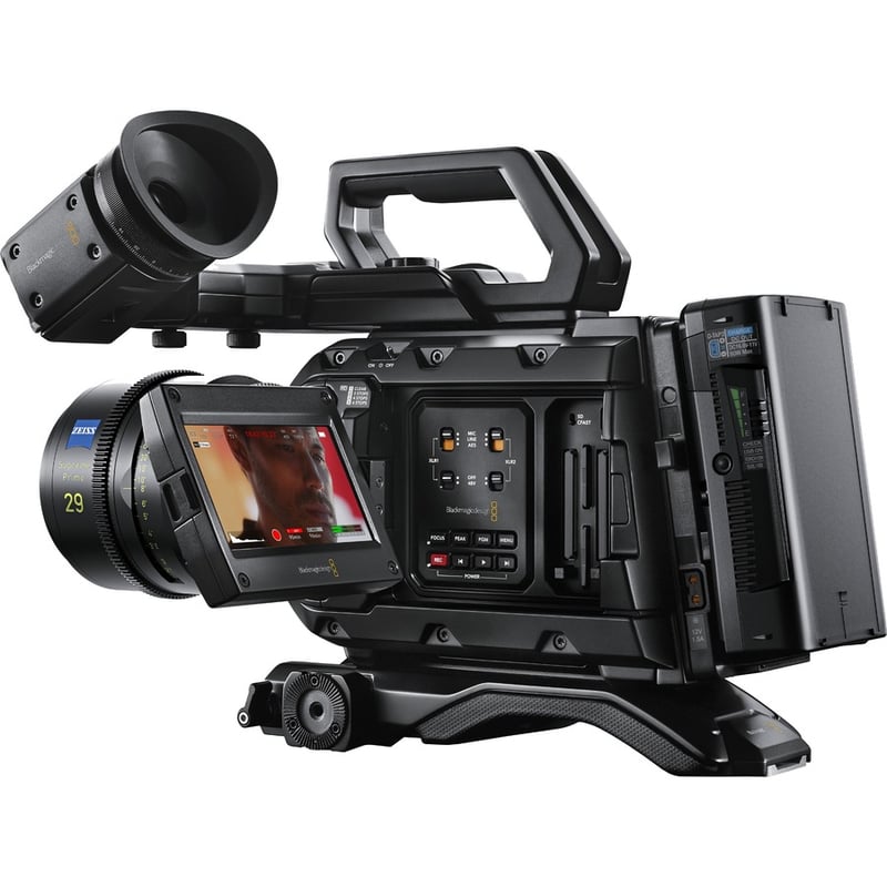 Blackmagic Design URSA Mini Pro URSA Mini Pro 12K Digital Camcorder - 4" LCD Touchscreen - 12K, 8K, 6K, 4K