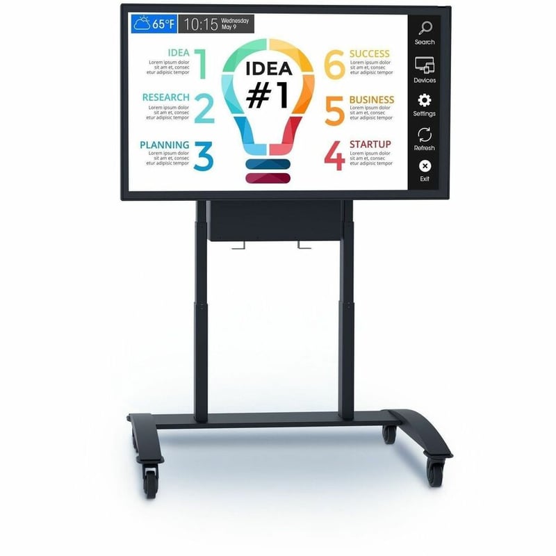SmartMount Motorized Height Adjustable Flat Panel Cart - Thumbnail 3