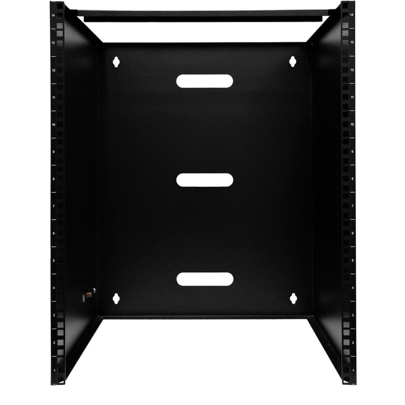 StarTech.com 14U Wall Mount Rack, 14in Deep, 19 inch Wall Mount Network Rack, Wall Mounting Patch Panel Bracket for Switch/IT Equipment - Thumbnail 2