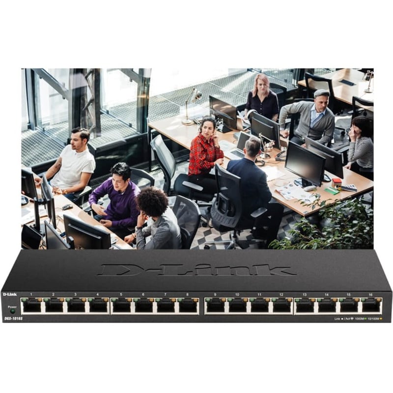 D-Link 16-Port Gigabit Desktop Switch - Thumbnail 5
