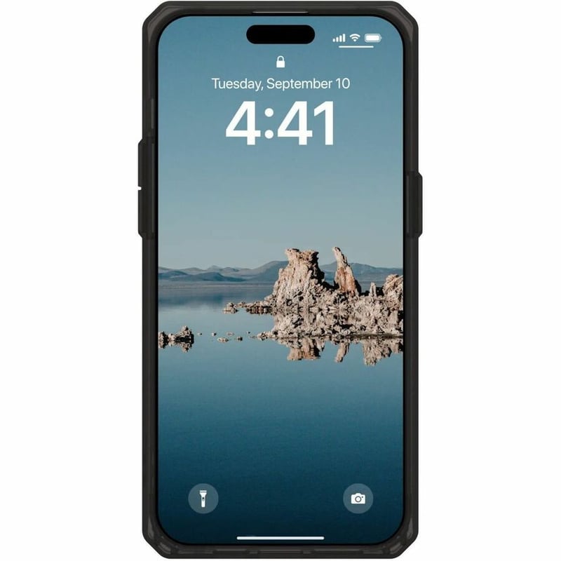 Urban Armor Gear Plyo iPhone 15 Pro Max Case - Black/Black - Thumbnail 2