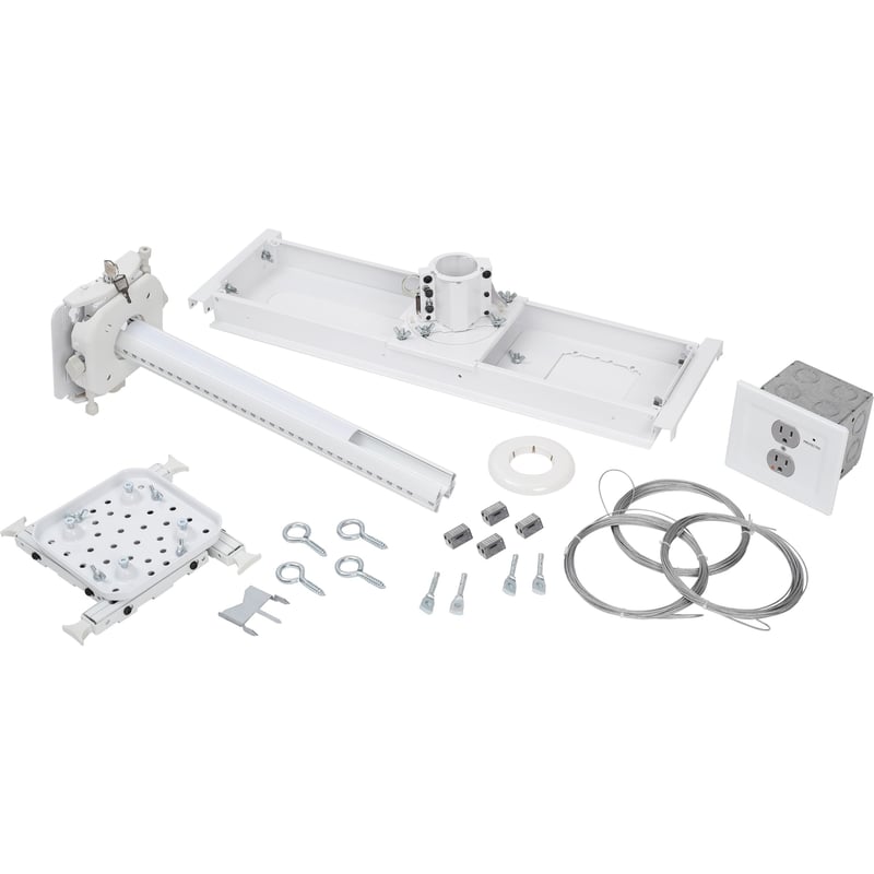 Chief Universal Suspended Ceiling Projector System - White - Thumbnail 1