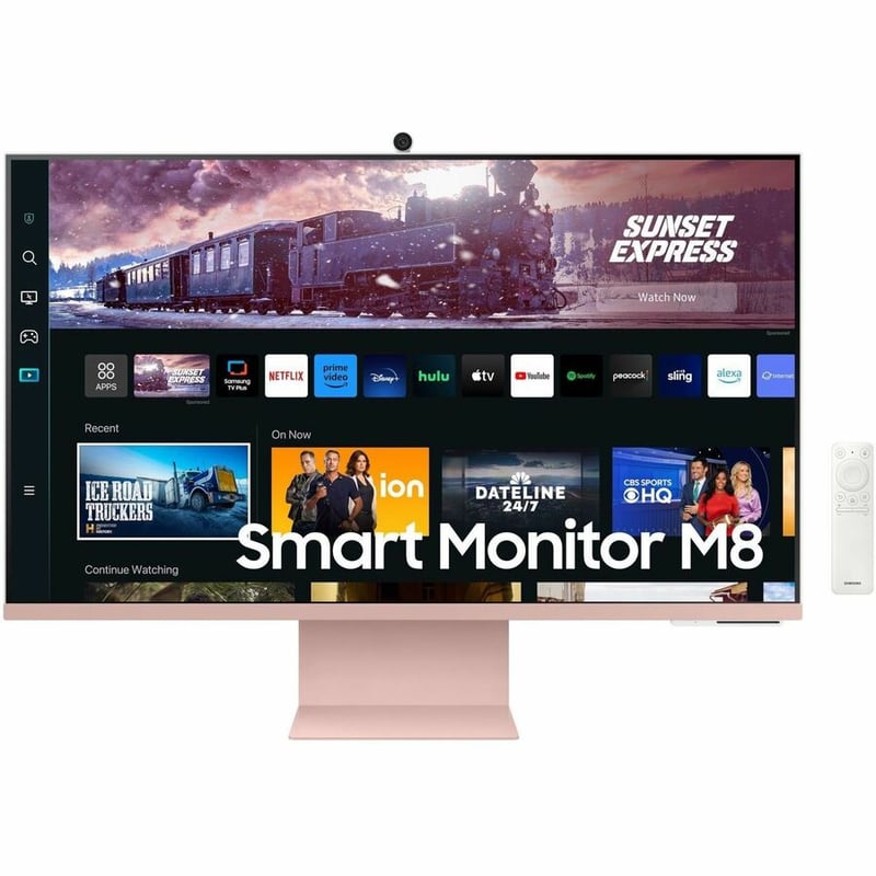 SAMSUNG 32 M8 UHD 4K SMART MONITOR PINK - Thumbnail 3