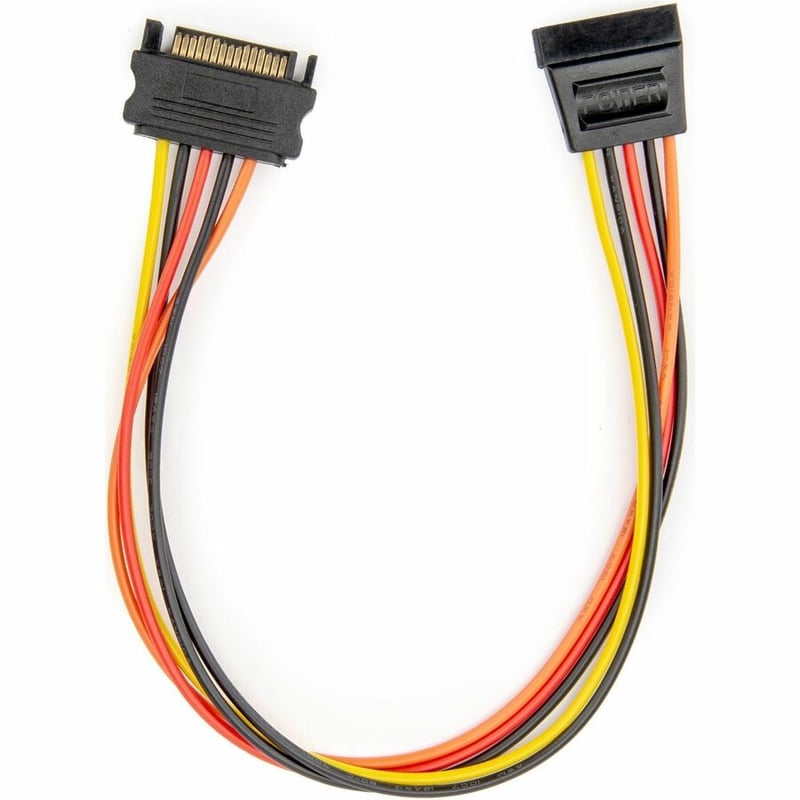 SATA POWER EXTENSION CABLE 12IN (30CM) MALE TO FEMALE 15 PIN - Thumbnail 4