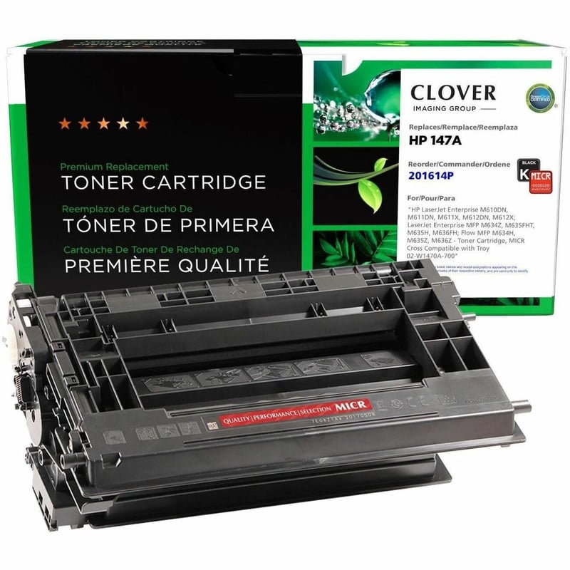 Clover Imaging Remanufactured MICR Toner Cartridge (New Chip) for HP W1470A - Thumbnail 1