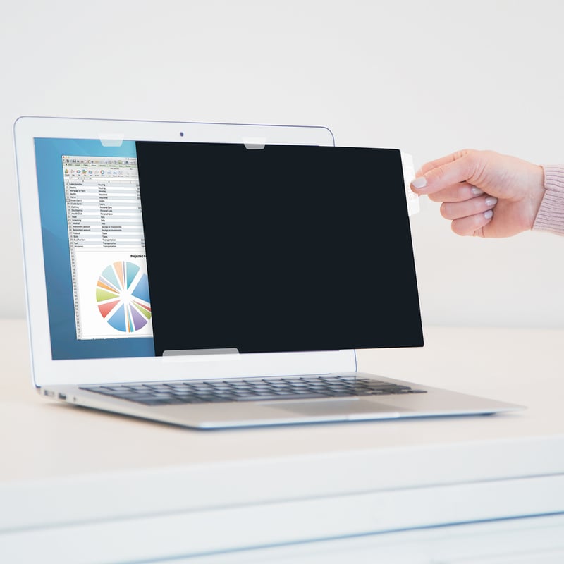 Fellowes PrivaScreen™ Blackout Privacy Filter - 13.3" Wide - Thumbnail 2