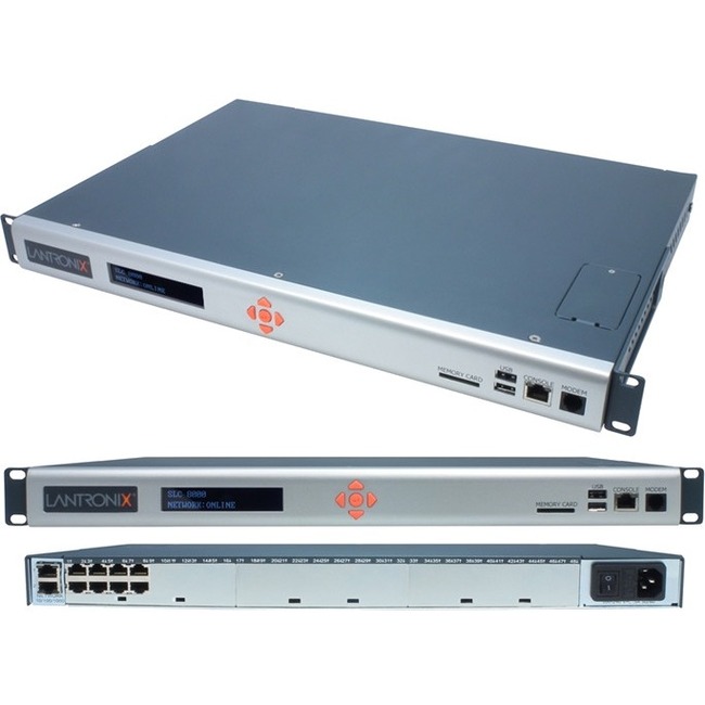 Lantronix SLC 8000 8 - Port Advanced Console Manager, Single AC Power Supply, TAA - Thumbnail 1