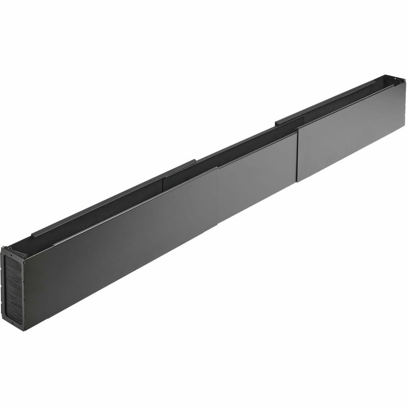 HORIZONTAL CABLE TROUGH BLACK - Thumbnail 1