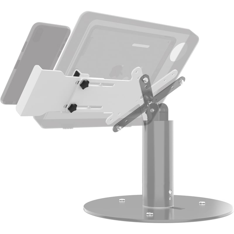 CTA Digital Adjustable Card Reader Holder with VESA Plate (White) - Thumbnail 2