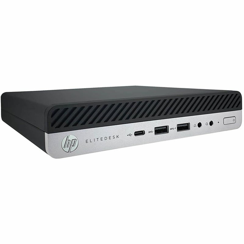 Joy Systems - HP EliteDesk 800 G4 Desktop Computer - Intel Core i5 8th Gen i5-8500T - 16 GB - 512 GB SSD - Mini PC - Refurbished - Thumbnail 1