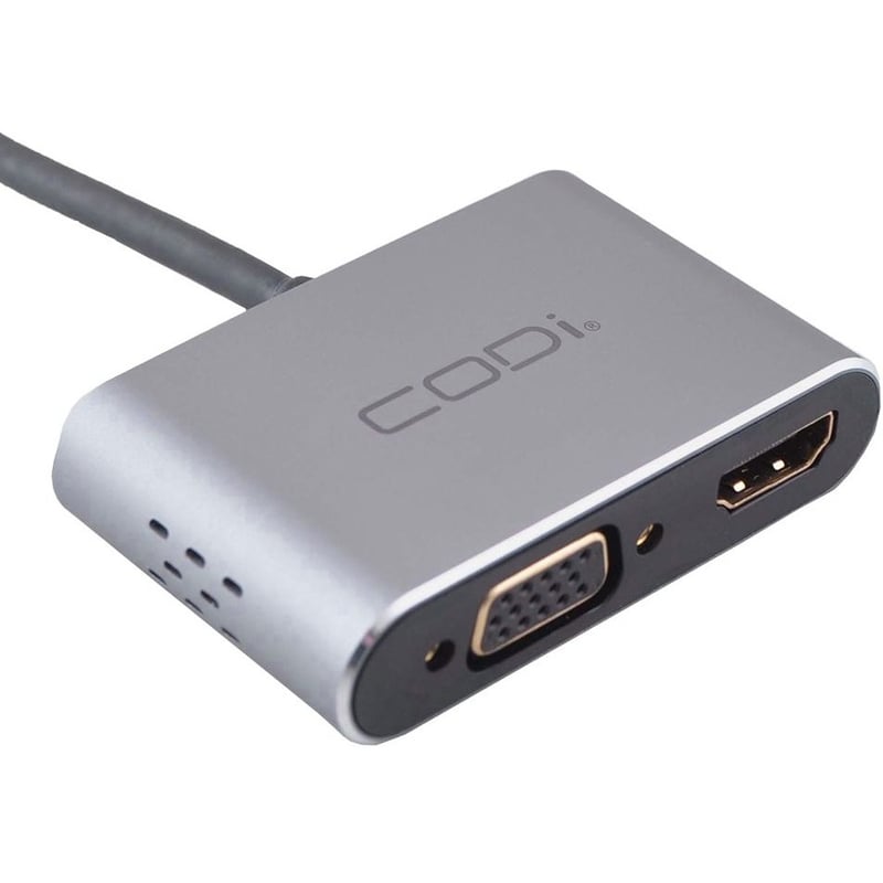 CODi 4-In-1 USB-C Display Adapter (HDMI, VGA, USB-C PD, USB-A 3.0) - Thumbnail 3