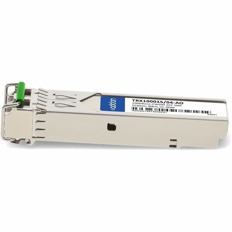 AddOn Infinera® TRX100015/04 Compatible TAA 1000Base-CWDM SFP Transceiver (SMF, 1530nm, 80km, LC, DOM) - Thumbnail 2