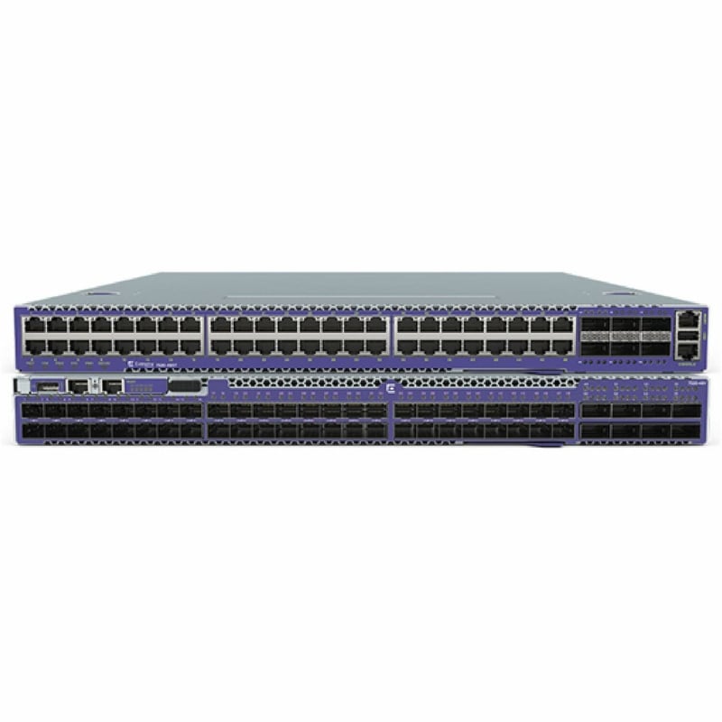 EXTREME 8520-48Y SWITCH WITH FRONT-BACK AIRFLOW; SHIPS WITH TWO AC POWER SUPPLIE