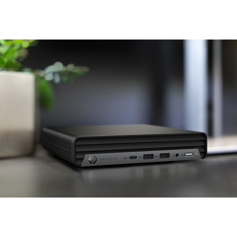 HP Business Desktop ProDesk 400 G6 Desktop Computer - Intel Core i5 10th Gen i5-10500T Hexa-core (6 Core) 2.30 GHz - 4 GB RAM DDR4 SDRAM - 500 GB HDD - Desktop Mini - Thumbnail 2