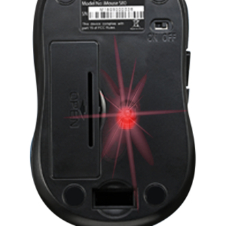 Adesso iMouse S80R - Wireless Fabric Optical Mini Mouse (Red) - Thumbnail 3