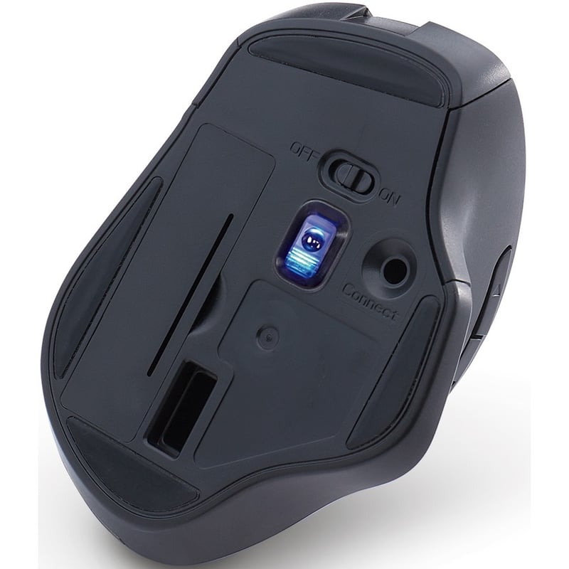 Verbatim Silent Ergonomic Wireless Blue LED Mouse - Dark Teal - Thumbnail 3