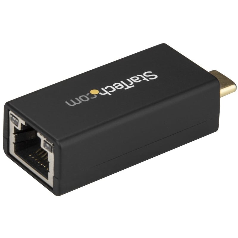 StarTech.com USB C to Gigabit Ethernet Adapter - 1Gbps NIC USB 3.0/3.1 Type C to RJ45 Port/LAN Network Adapter TB3 Compatible/ MacBook Pro - Thumbnail 2