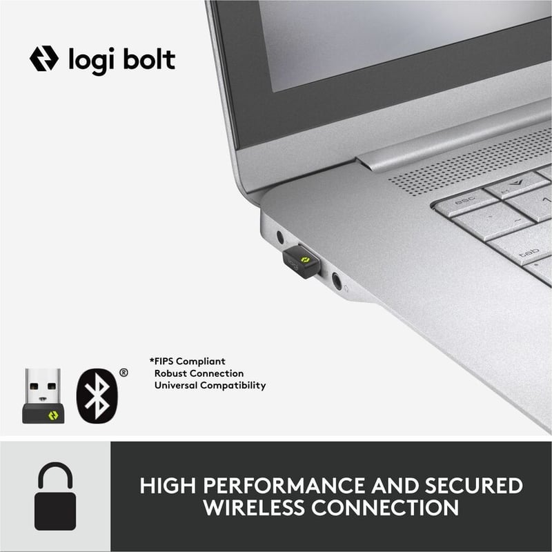 Logitech Signature MK650 Combo for Business Wireless Mouse and Keyboard Combo - Thumbnail 2