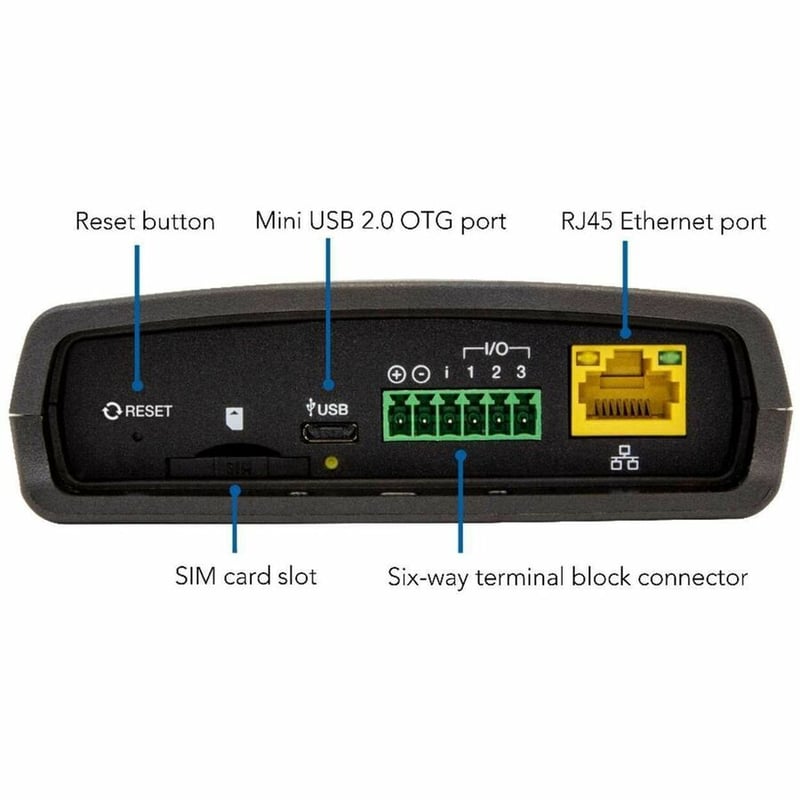 ROUTER US VZW 4G LTE CAT. 1 5 LAN FE RS-232/485 MULTI-MODE USB - Thumbnail 3