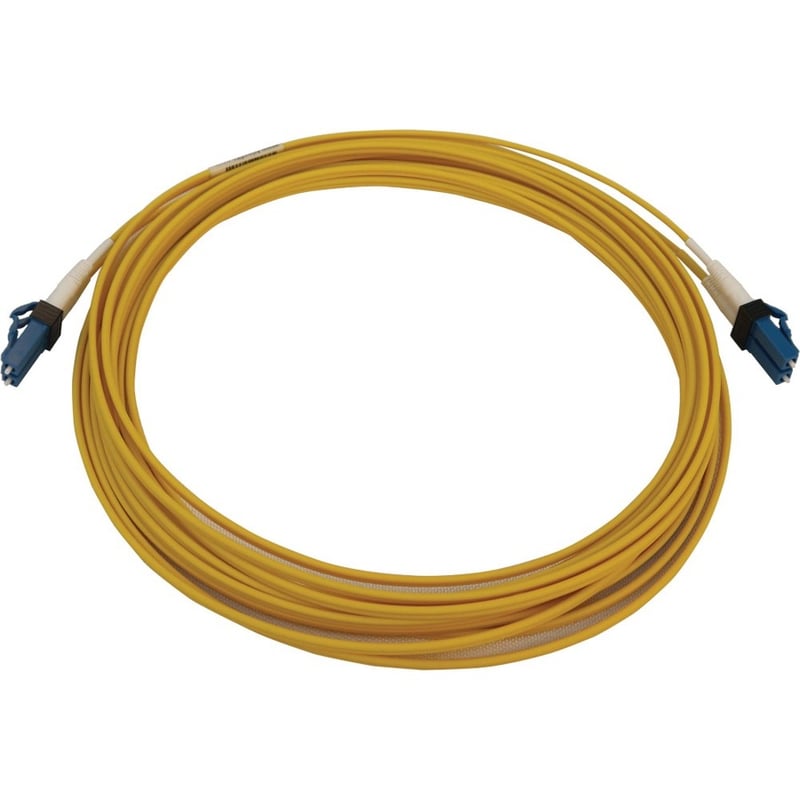 Eaton Tripp Lite Series 400G Duplex Singlemode 9/125 OS2 Switchable Fiber Optic Cable (LC/UPC M/M), LSZH, Yellow, 6 m (19.7 ft.) - Thumbnail 4