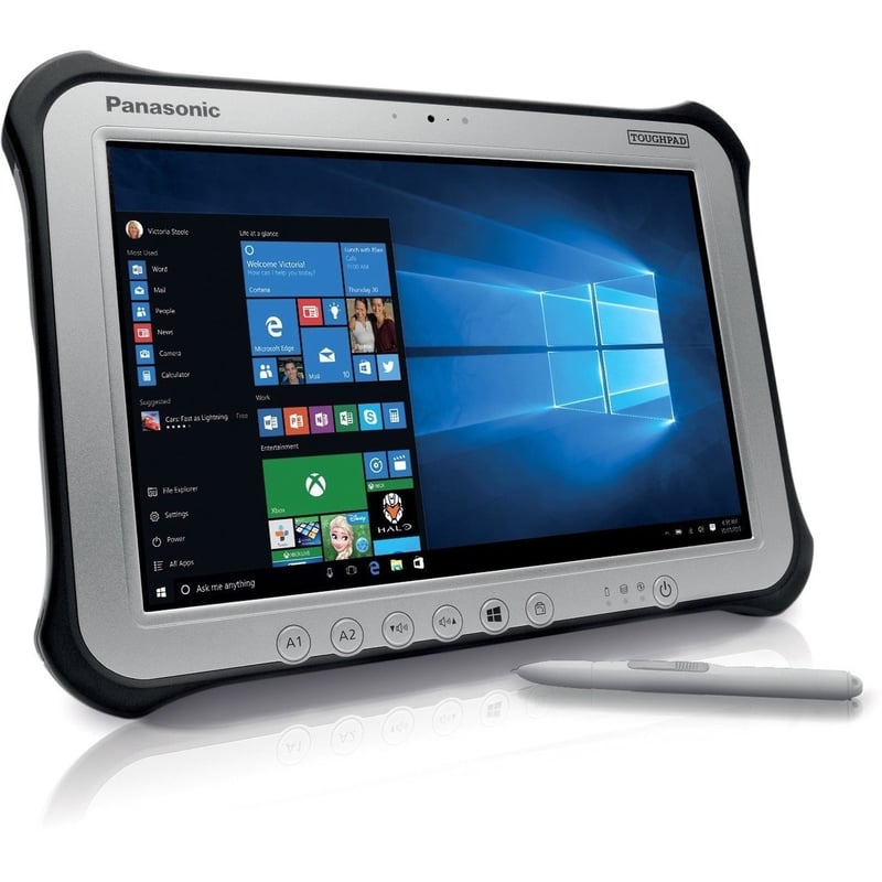 Panasonic TOUGHPAD FZ-G1 FZ-G1P5-17VM Tablet - 10.1" - 8 GB - 256 GB SSD - Windows 10 Pro - 4G - Thumbnail 1