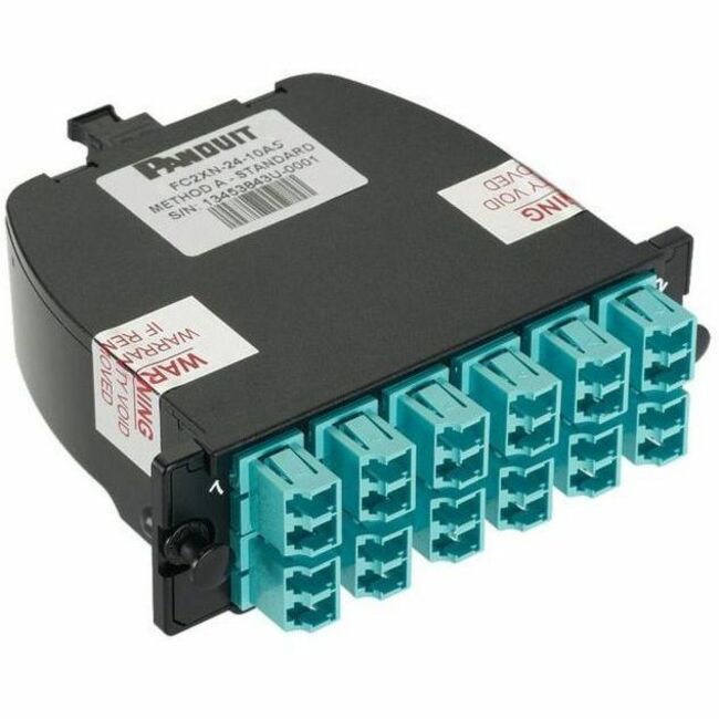 Panduit OptiCom MPO-LC Fiber Cassette OM3, 24 Fiber, Modified Method A, Std IL - Thumbnail 1