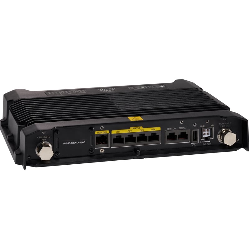 Cisco IR829 Wi-Fi 4 IEEE 802.11n 2 SIM Cellular, Ethernet Wireless Integrated Services Router - Thumbnail 1