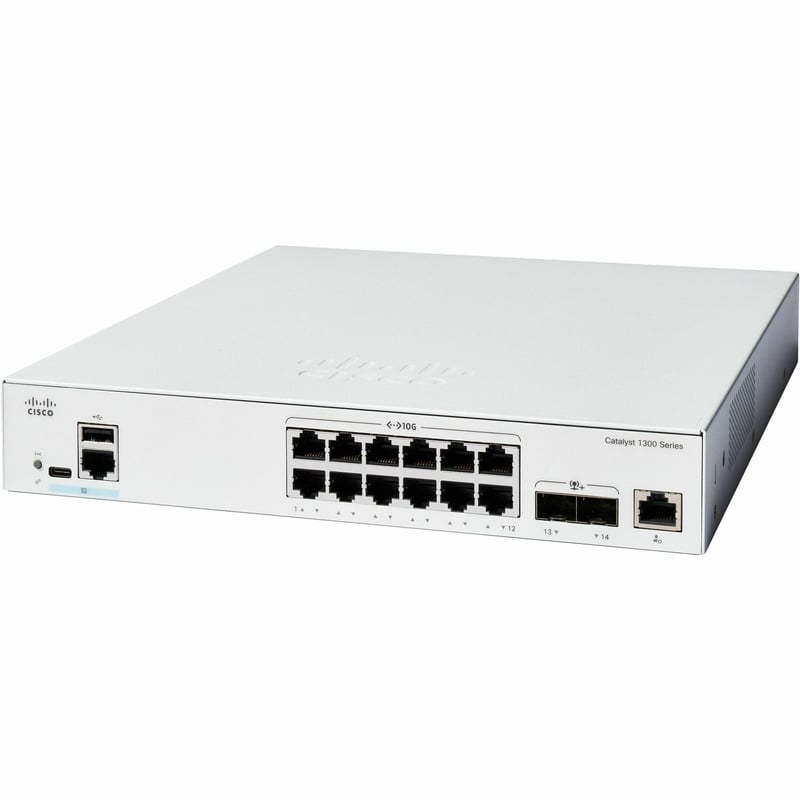 Cisco Catalyst 1300-12XT-2X Layer 3 Switch - Thumbnail 1