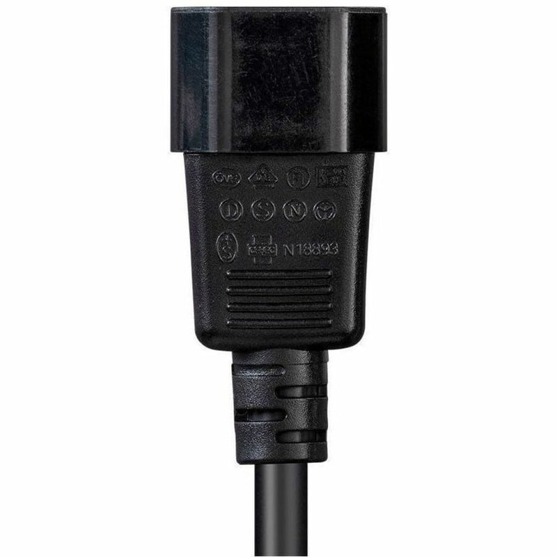 MONOPRICE POWER CORD - IEC 60320 C14 TO IEC 60320 C19 14AWG 15A/1875W SJT 100-25 - Thumbnail 5