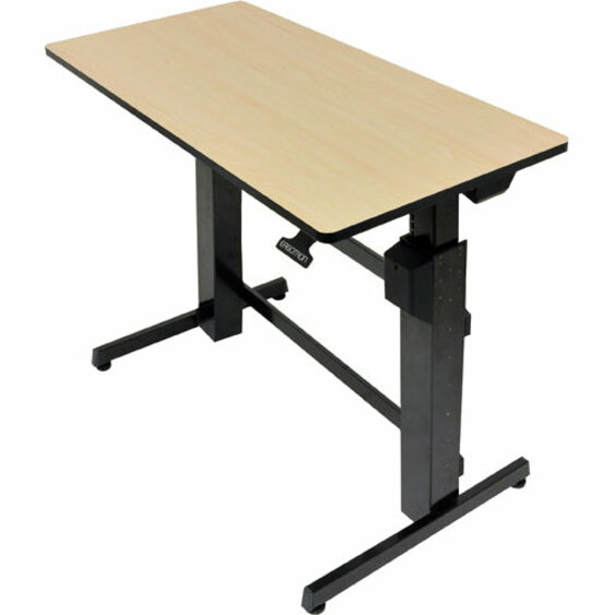 Ergotron WorkFit-D, Sit-Stand Desk (Birch Surface) - Thumbnail 3