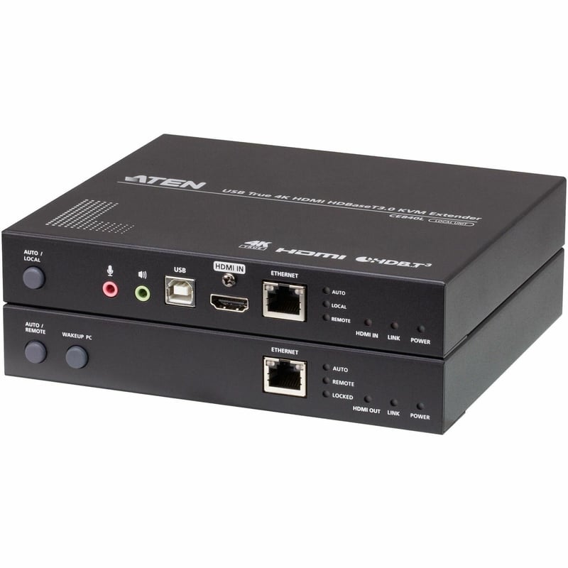 ATEN USB True 4K HDMI HDBaseT 3.0 KVM Extender (4K@100m) - Thumbnail 1