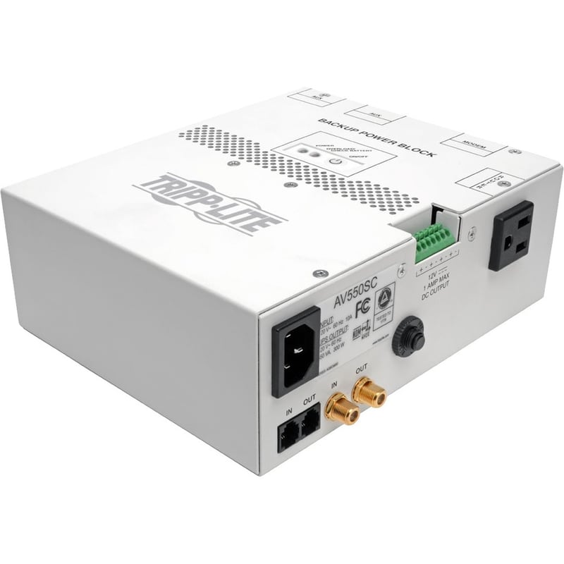 Tripp Lite by Eaton UPS 550VA Audio/Video Backup Power Block - Exclusive UPS Protection for Structured Wiring Enclosure - Thumbnail 3