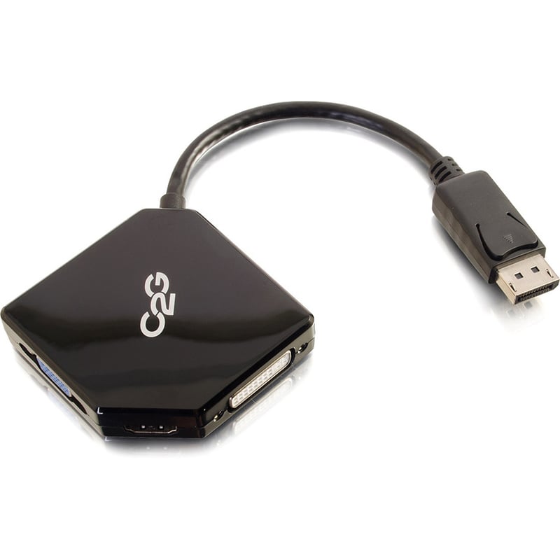 C2G DisplayPort to HDMI, VGA, DVI - Adapter Converter - M/F - Thumbnail 3