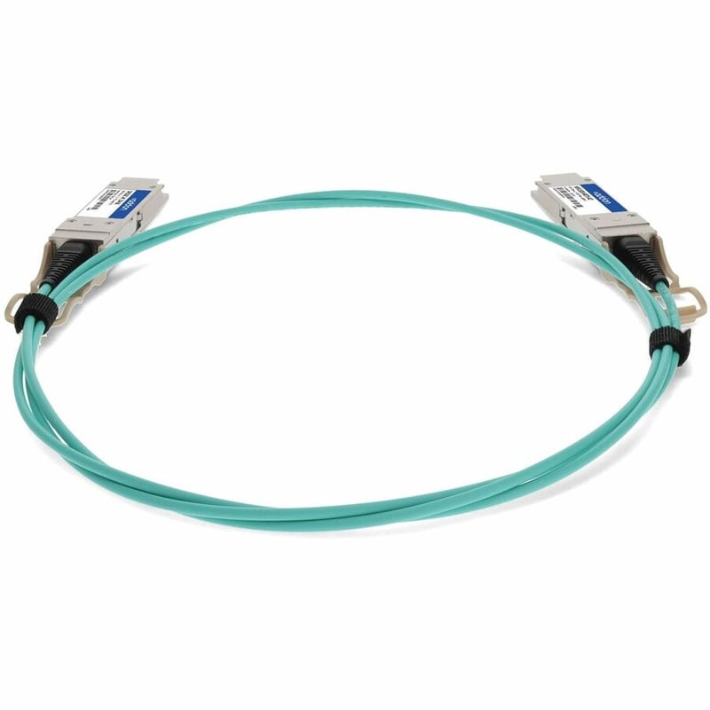AddOn Mellanox® MFS1S00-H007V Compatible TAA 200GBase-AOC QSFP56 Infiniband® HDR Active Optical Cable (850nm, MMF, 7m) - Thumbnail 4