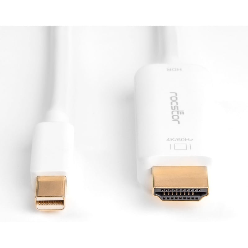 Rocstor Premium Mini DisplayPort to HDMI Cable M/M - 60Hz - Thumbnail 2