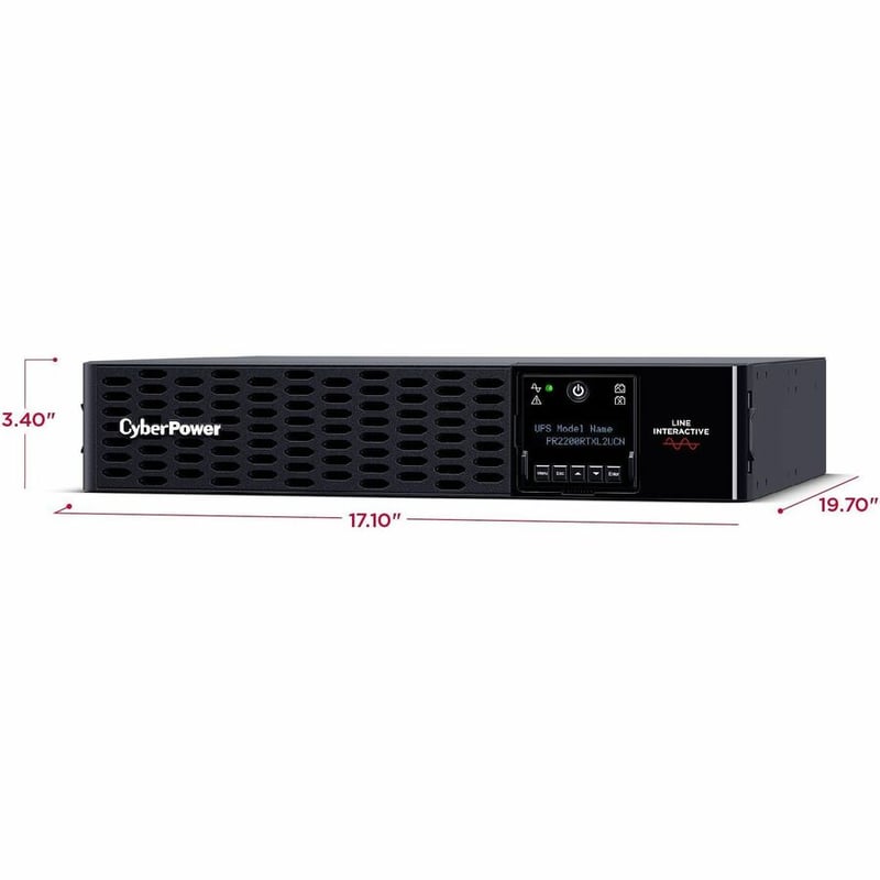 CyberPower Smart App Sinewave PR2200RTXL2UC 2200VA Rack/Tower UPS